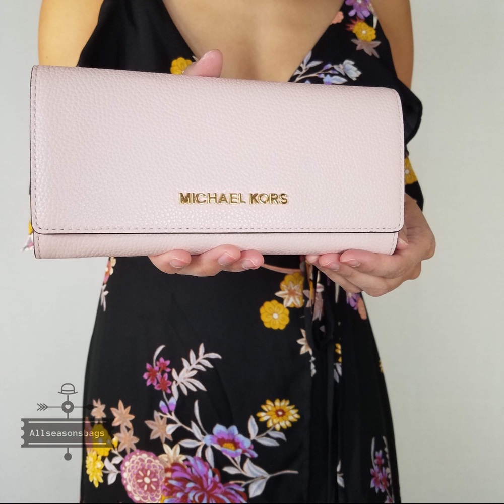 Michael Kors Jet travel carryall Wallet Blossom - Picture 5 of 8